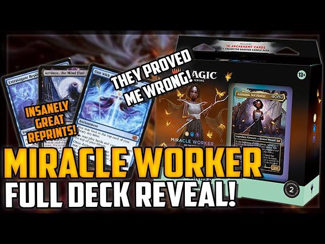 Miracle Worker Precon Reveal! New Cards, GREAT Reprints and I WAS WRONG!  - Magic: The Gathering