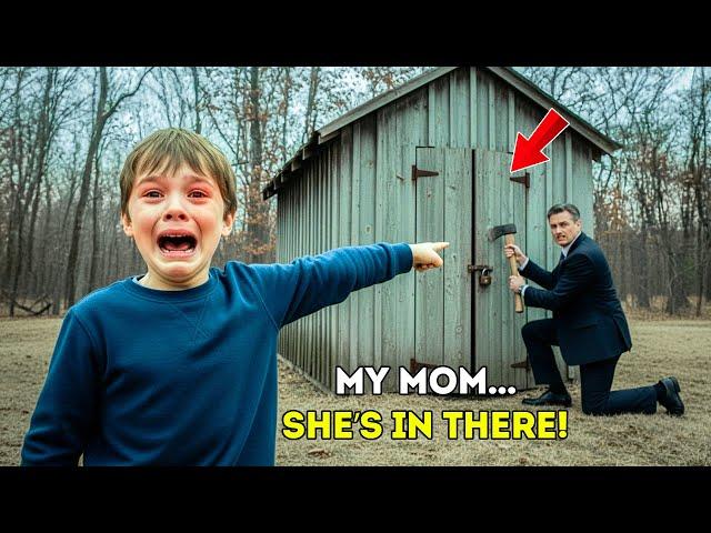 A Poor Boy Cried And Pointed At The Shed: “My Mom Is In There!”, When The Millionaire Broke It Open…