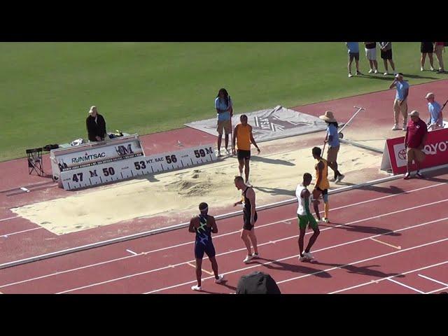 Chris Bernard, Men's Invitational Elite Triple Jump, Mt. Sac Relays, 4/16/2022