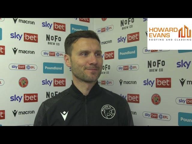 Post-match: Mat Sadler reflects on comfortable win over Carlisle United