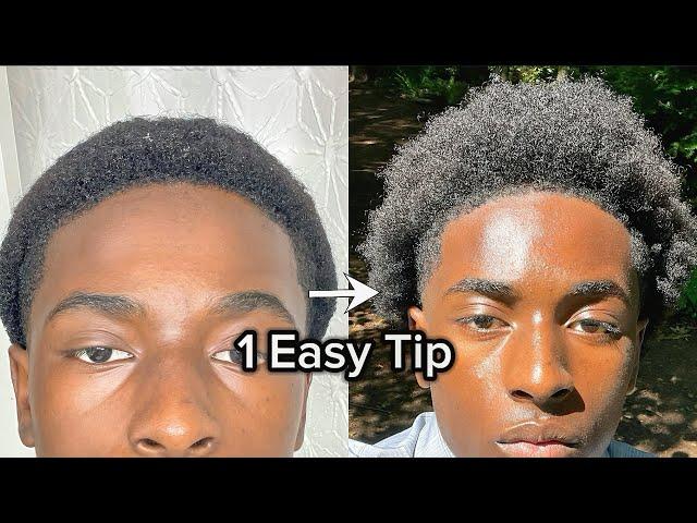 How To Grow Hair Quickly With This 1 Secret Tip