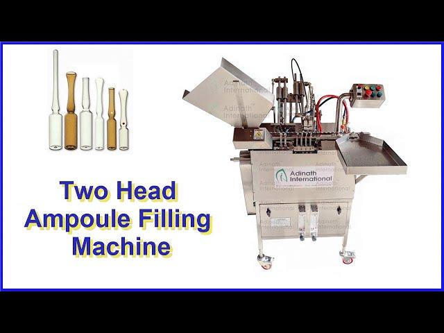 Two Head Ampoule Filling Machine