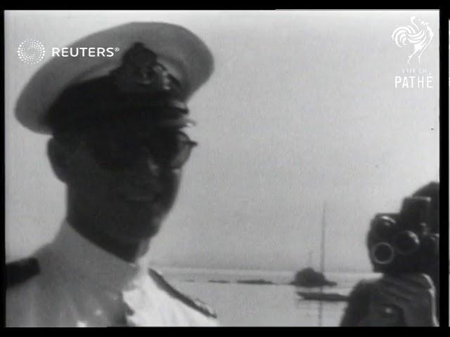 The Duke of Edinburgh visits his cousin in Greece (1950)