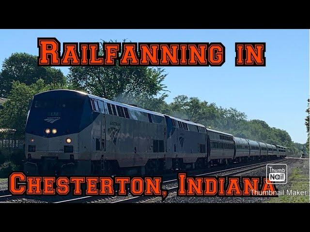 Railfanning in Chesterton, Indiana (ft. The Midwestern Railfan, NS 8101 and NS 1070) 6/7/20 - 6/8/20