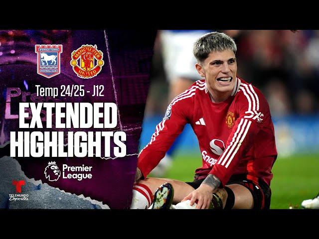 Ipswich Town vs. Man United | Highlights Premier League | Jornada 12 | Telemundo Deportes