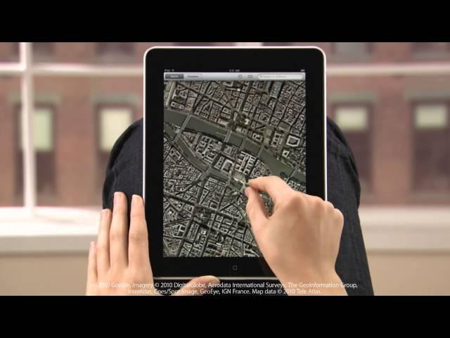 Apple iPad, как пользоваться приложением Maps Харьков