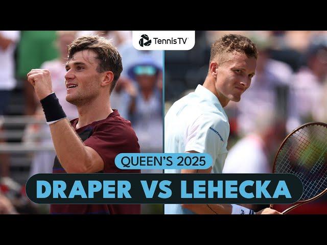 Jack Draper vs Jiri Lehecka Semi-Final Match Highlights | Queen's 2025