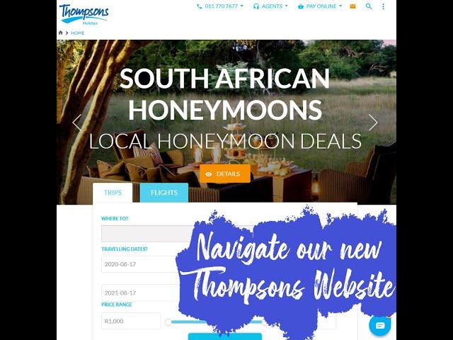 How To Navigate Thompsons Website