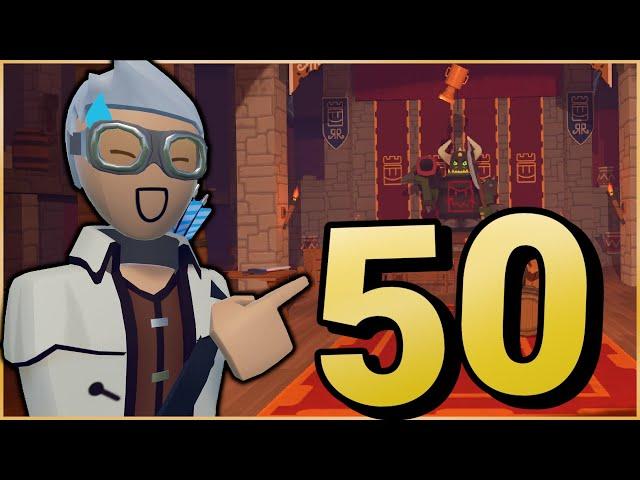 I BEAT GOLDEN TROPHY 50 TIMES IN A ROW! | Rec Room