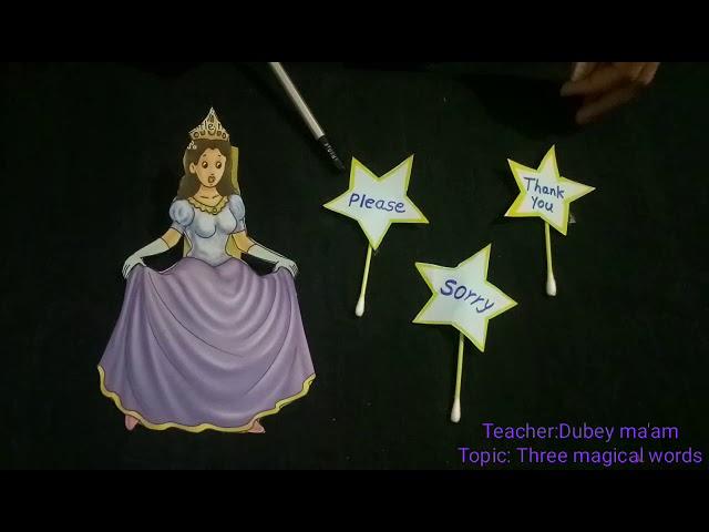 Three magical words(please,sorry,thankyou)- by Rajeshwari Dubey ma'am