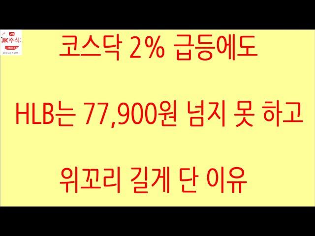 [HLB차트분석]HLB 주가, 크게 상승하기 위해선 외국인들의 프로그램 매수세가 필요합니다. 정말 중요한 내용이니 꼭 기억하세요. #에이치엘비 #hlb #주식 #윤석열