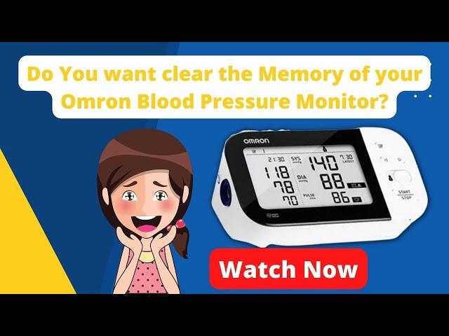 How to Clear Memory on Omron Blood Pressure Monitor ️ | Step-by-Step Guide