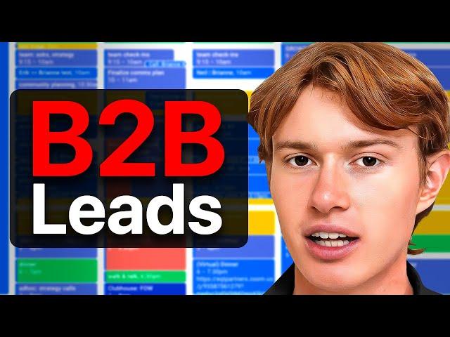 The BEST B2B Lead Generation Tutorial in 2024