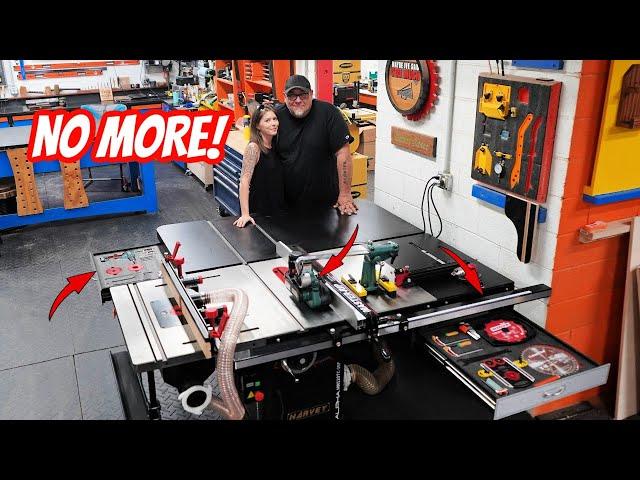 Retirement Table  Saw Setup