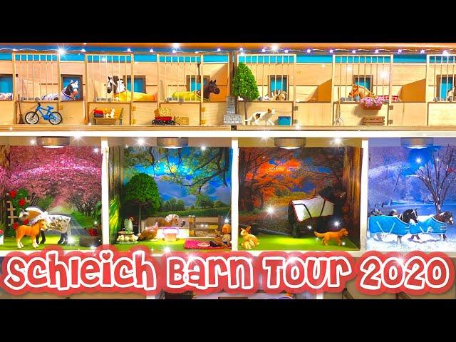 SCHLEICH BARN TOUR 2020! GIANT AND BEAUTIFUL! 