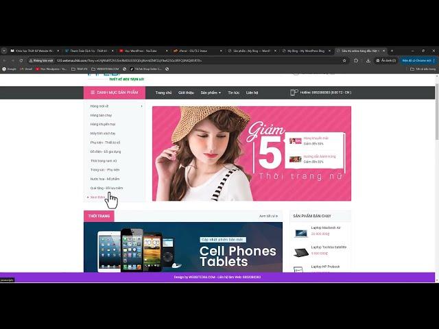 [Mẫu mới 2024] Tự Tạo Website Bán Hàng Kéo Thả bằng WordPress cơ bản miễn phí - Theme Flatsome