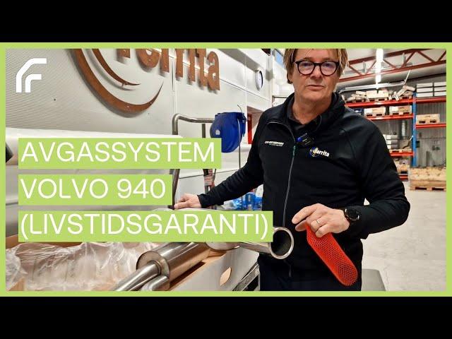 Avgassystem Volvo 940 med livstids garanti