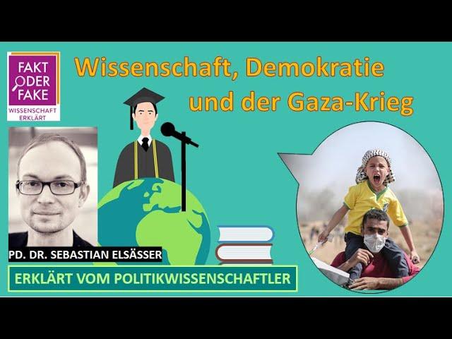 Wissenschaft, Demokratie und der Gaza-Krieg