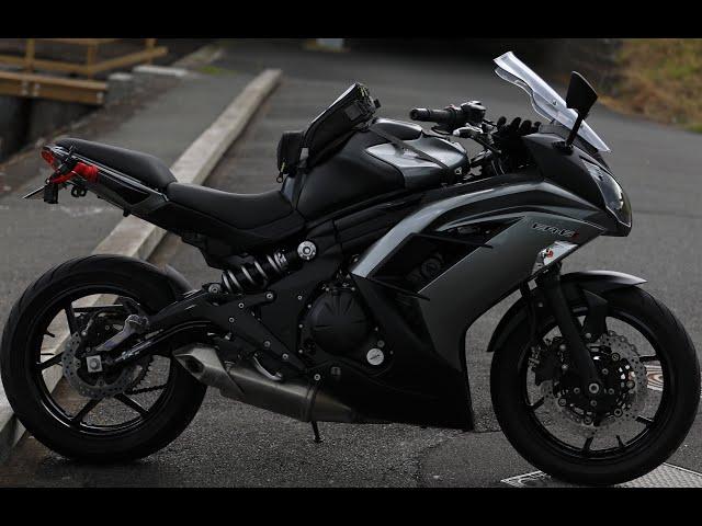 Обзор - Kawasaki ER-6F EX650 2014 глушитель звук Ёршик