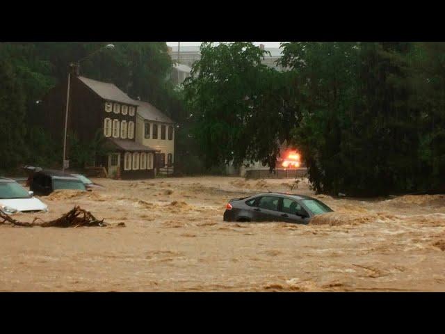 France on Red Alert : Severe Floods in France: Roads Transformed into Rivers, People Trapped | News9