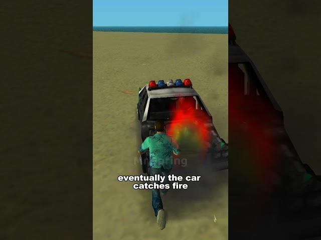 IS IT POSSIBLE TO BLOW UP A CAR WITH PUNCHES AND KICKS IN GTA GAMES