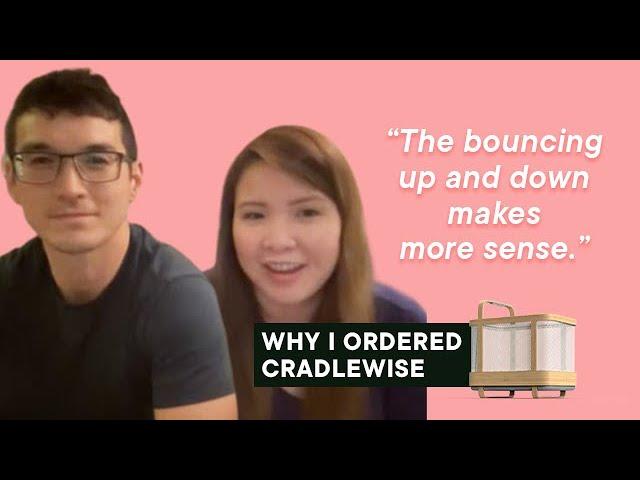 Pediatrician mom Fon and dad Brian love Cradlewise smart crib & bassinet