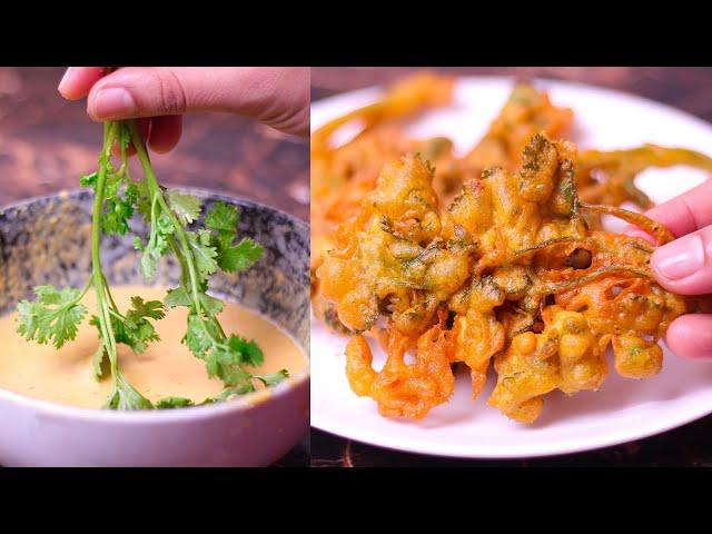 ইফতারে মজাদার ধনিয়া পাতা ভাজা | Coriander Leaves Chop Recipes | Dhonia Pata Fry | Pakora | Snacks