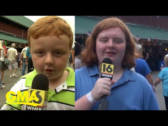 'Apparently Kid' Noah Ritter revisits his viral fair moment 10 years