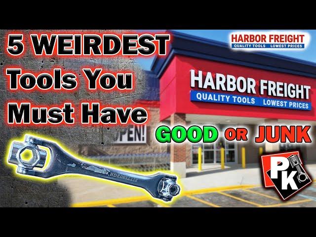 5 WEIRDEST HARBOR FREIGHT TOOLS!!! #harborfreight #tools #toolreviews #icon #toolboxtour #handtools