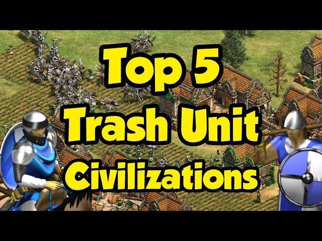 Top 5 Trash Unit Civs