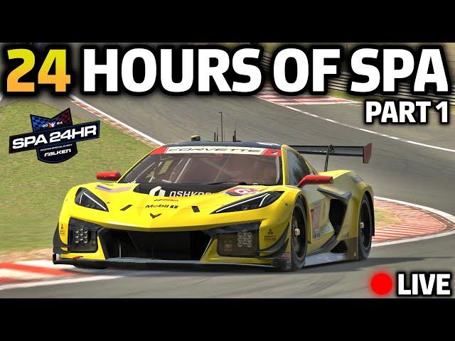 iRacing Special Event: 24 Hours Of Spa (Part 1)