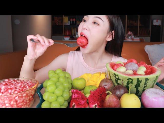 [ENG SUB]Summer is Simply the Season of Fruit Girls! Homemade Summer Colorful Fruit Feast