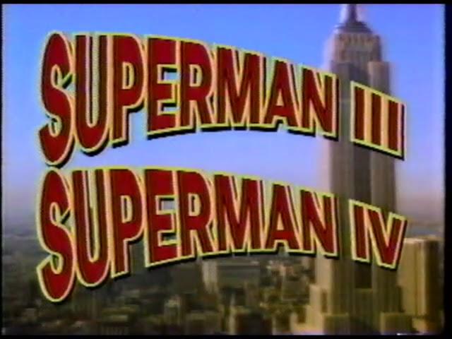 Superman 3 & 4 TBS Superstation Commercial Promo