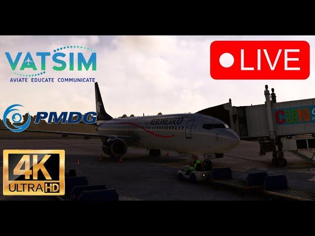 [ MSFS ] [ Realistic ] Aeromexico 737 flight on Vatsim -Live