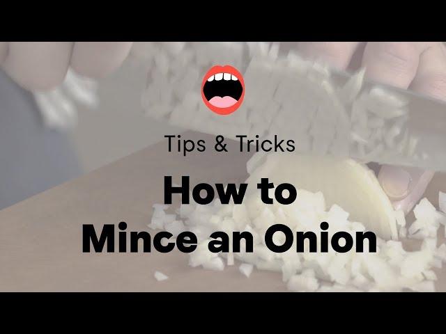 How to Mince an Onion like a Pro | Chef Daniel Holzman | Project Foodie