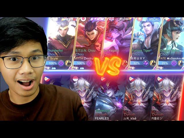 THE MOST AWAITED MATCHUP! 5 CHOU VS 5 DYROTH WHO WINS?