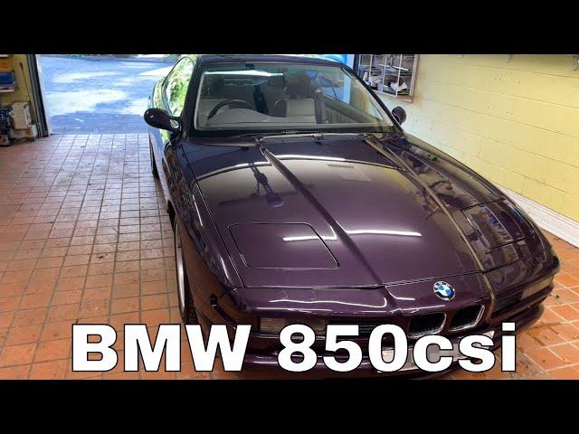 BMW 850csi - An alternative investment and lots of fun too!