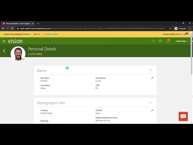 Oracle Fusion HCM Online Training: Personalization - part2 from IQ Stream Technologies