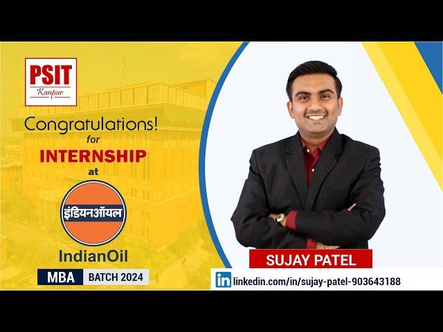 Why Sujay Patel chose PSIT Kanpur again? Let's hear it from Sujay himself.