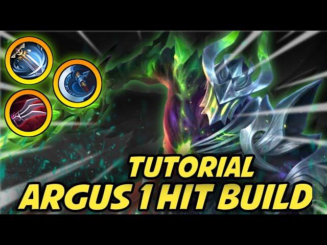 TUTORIAL HOW TO PLAY ARGUS 1 HIT BUILD AND ROTATION 2024!!