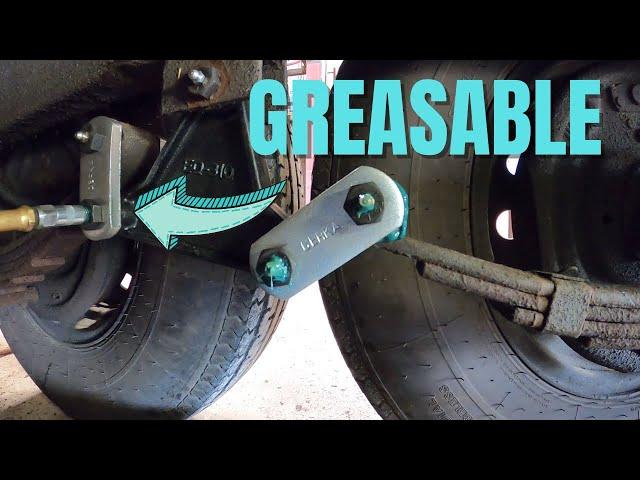 Heavy Duty Trailer Bushing Upgrade with Greaseable Bolts and Bushings & How to Install