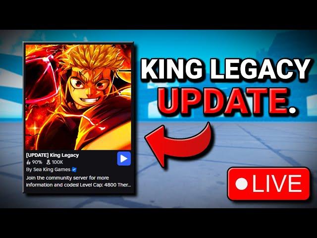 KING LEGACY UPDATE 8 OFFICIAL RELEASE | King Legacy Update 8 Live..