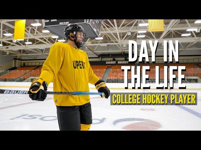 Day In the Life of a College Hockey Player!