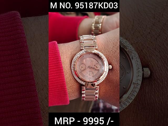 95187kd03 Titan Ladies Accetate Watch Review || Available at (Gupta Watch Co Batala) #guptawatchco