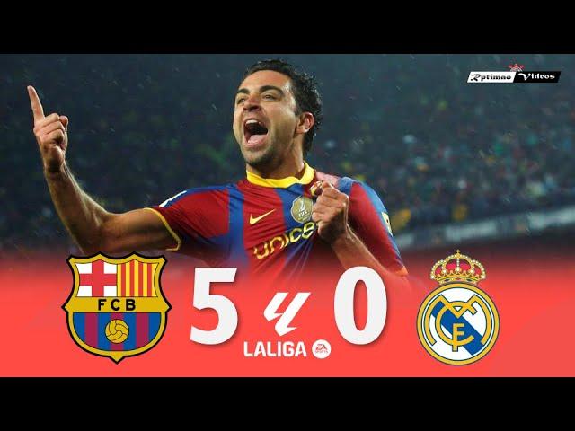 Barcelona 5 x 0 Real Madrid ● La Liga 10/11 Extended Goals & Highlights HD