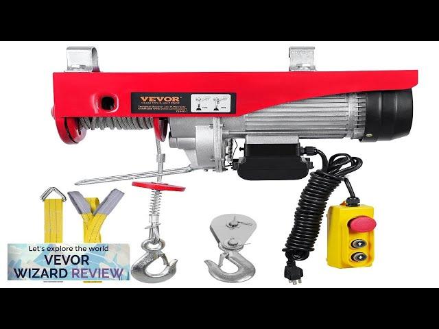 VEVOR Electric Hoist 440lbs Garage Hoist with 14ft Wired Control 110 volt Review