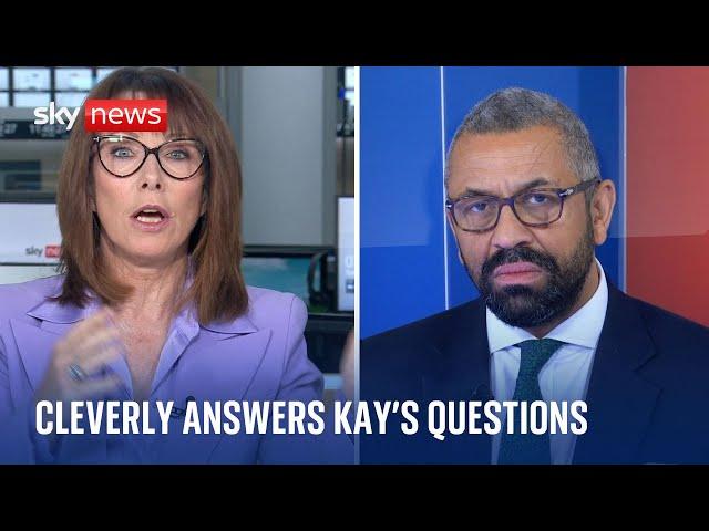 Tory leadership candidate James Cleverly quizzed by Kay Burley | Conservative leadership contest