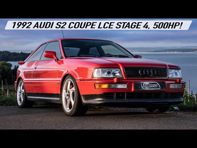 VINTAGE MISSILE! 1992 AUDI S2 COUPÉ LCE STAGE 4, 500HP - The iconic turbo spool never gets old!