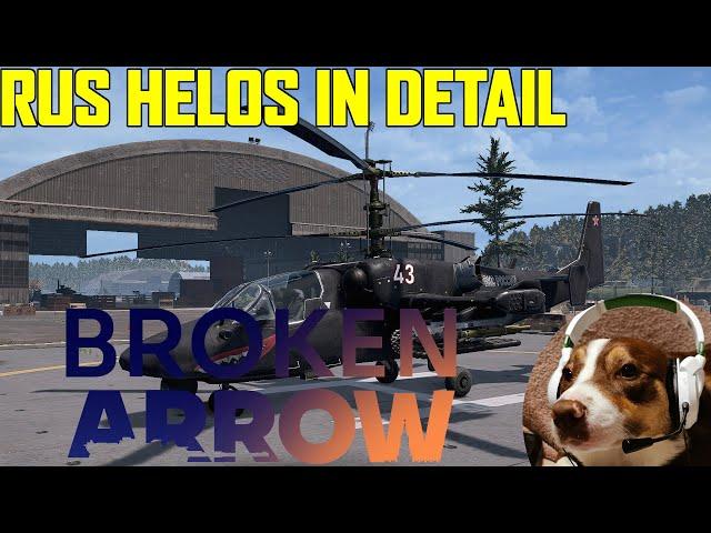 Detailed look at Russian Helicopter Tab in the Broken Arrow Beta