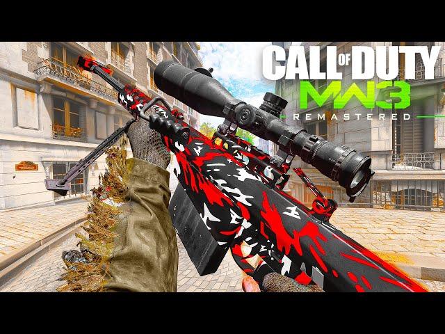 The BARRETT 50. CAL in MW3 Remastered... omg